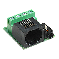 EC fan adapter Terminal/RJ45/Stereo-jack 3.5mm