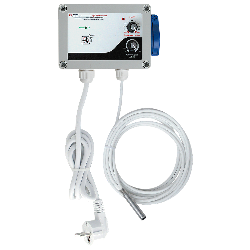 Temperature minspeed controller
