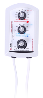 EC humidity temperature minspeed controller