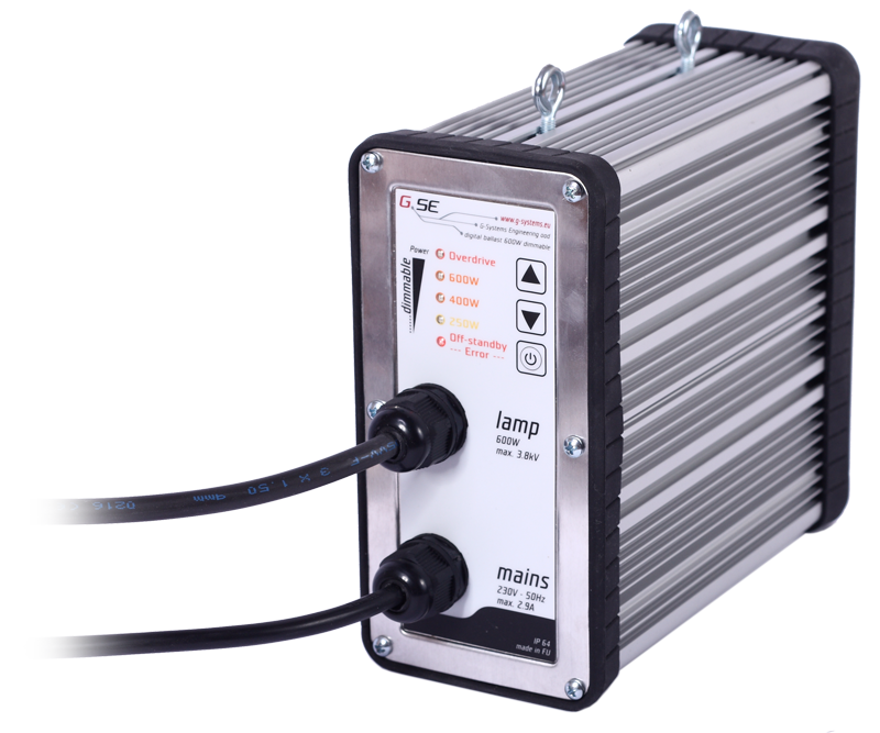 Electronic ballast 250-660W HPS/MH