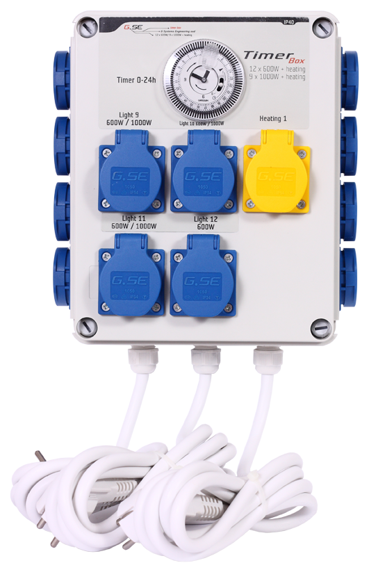 Zeitschaltbox II 12x600W
