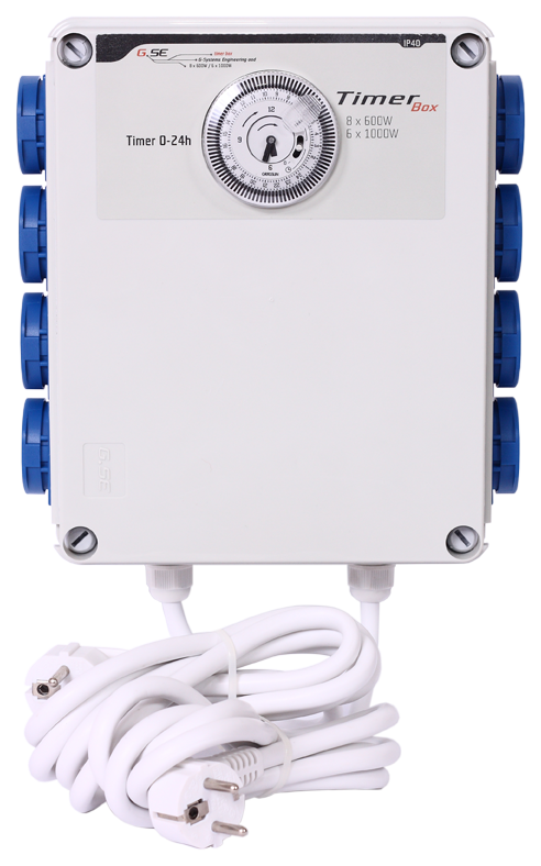 Quadro Elettrico con Timer II 8x600W (Timer Grässlin)