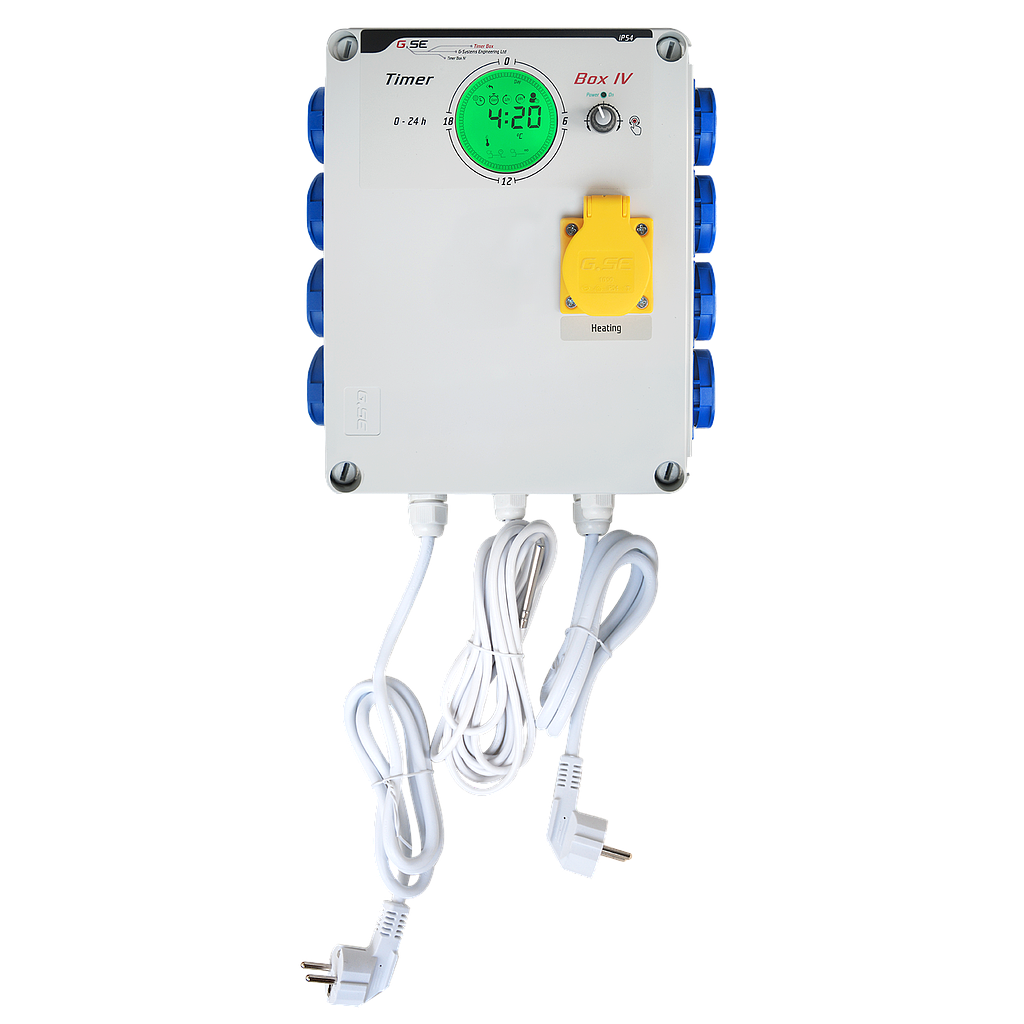 Timer Box IV 8socket +heating 4'600W