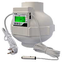 EC fan 125mm LCD-display 800m³/h