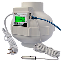 EC fan 125mm LCD-display 800m³/h